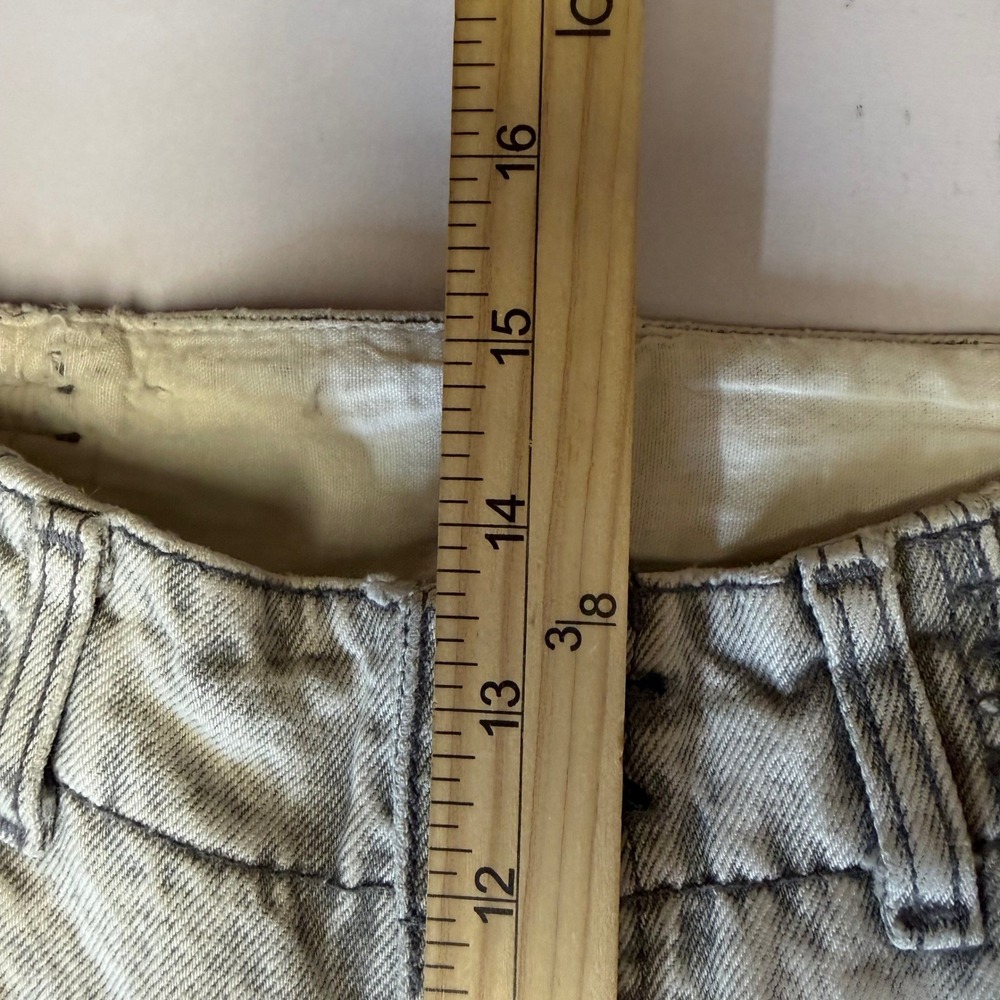 PS Gitano Mom Jeans Women Size 12 Gray Vintage 80s High Rise Acid Wash - Picture 5 of 7